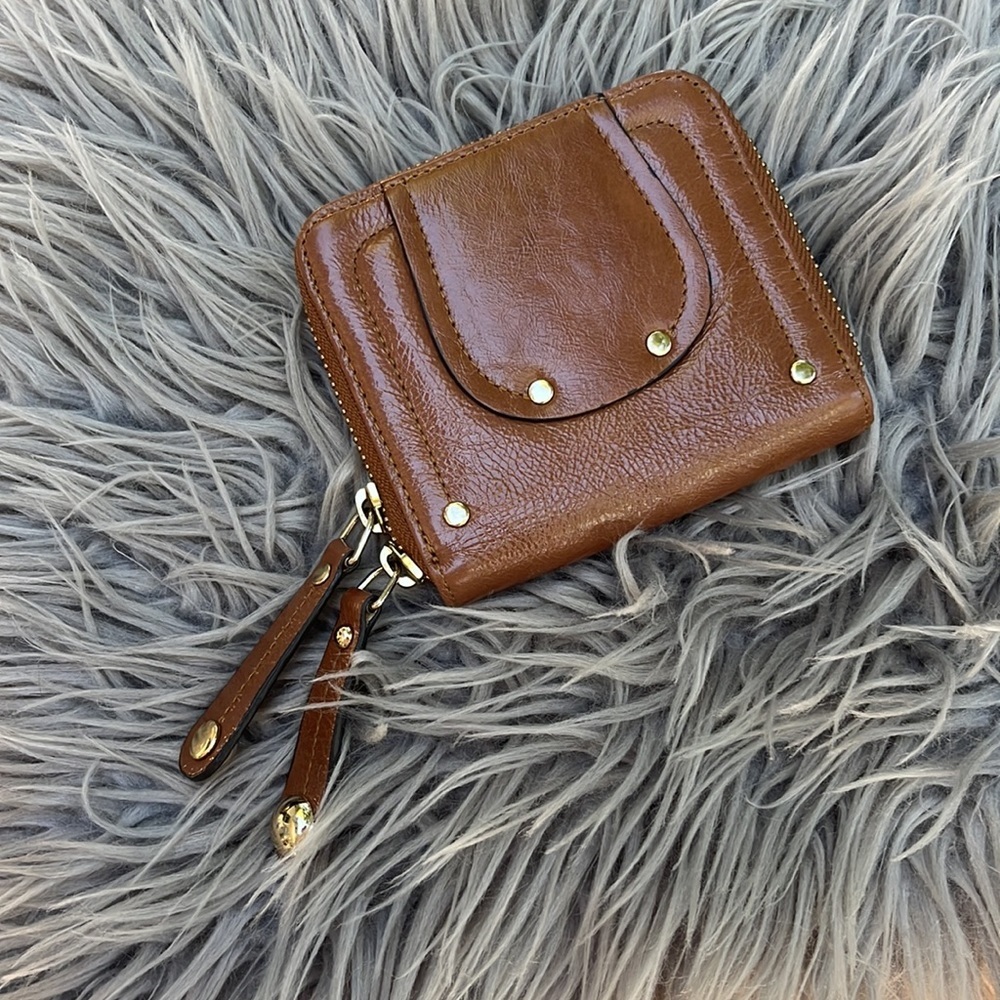 Hype Brown Leather With Gold Trim, Wallet